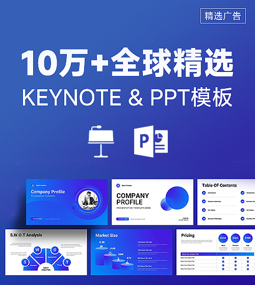顶尖PPT的广告