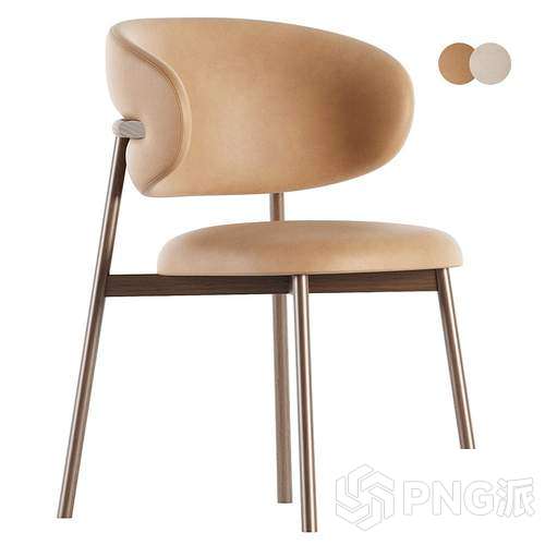 北欧单椅3D模型 - PNG派