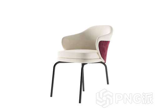轻奢单椅3D模型 - PNG派
