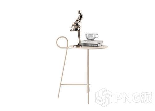 简约茶几边几3D模型 - PNG派