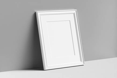 证书奖状装饰画框PS样机模板 - PNG派