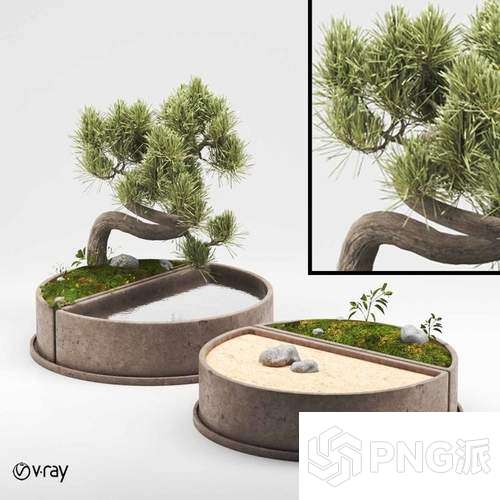 轻奢饰品摆件3D模型 - PNG派