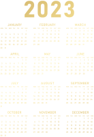 2023年日历 - PNG派