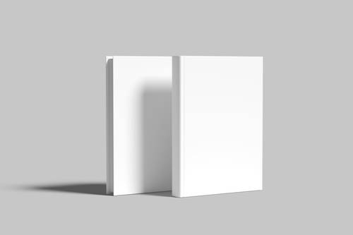 站立式书籍展示PS样机模板 - PNG派