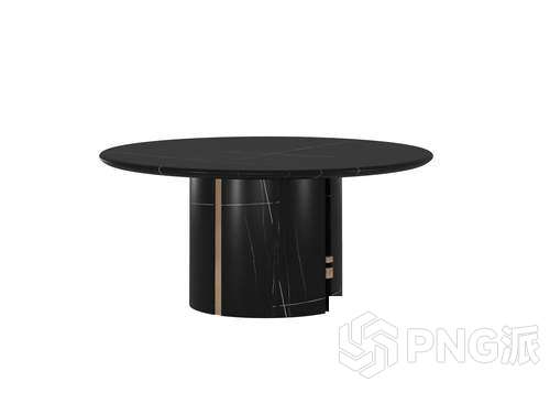 简约桌椅套装3D模型 - PNG派