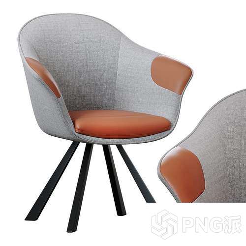 简约单椅3D模型 - PNG派