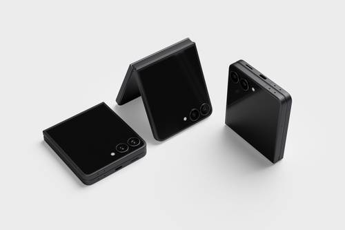 三星Galaxy Flip 7折叠屏手机PS样机模板 - PNG派