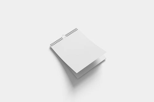 翻页挂历PS样机模板 - PNG派