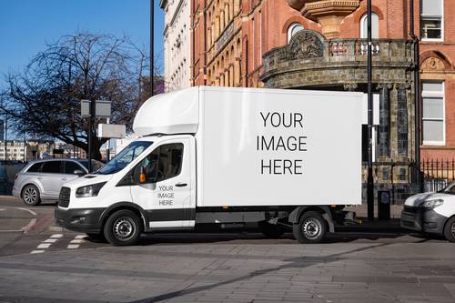 汽车车体广告展示PS样机模板 - PNG派