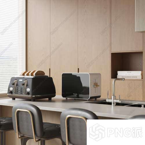 厨房电器3D模型 - PNG派
