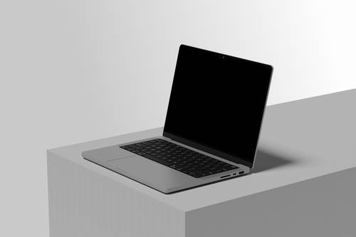 笔记本电脑PS样机模板 - PNG派