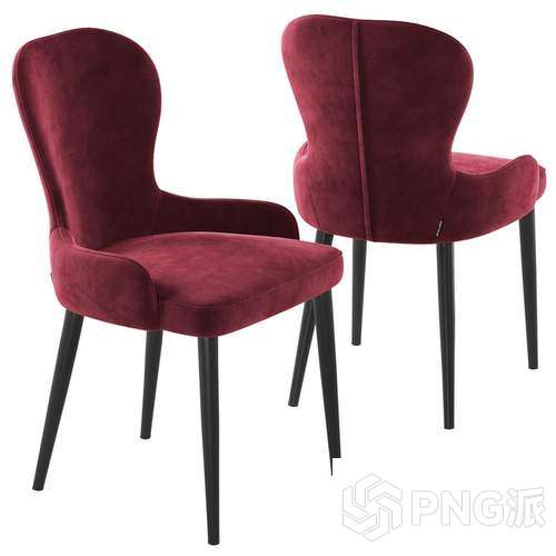 北欧单椅3D模型 - PNG派