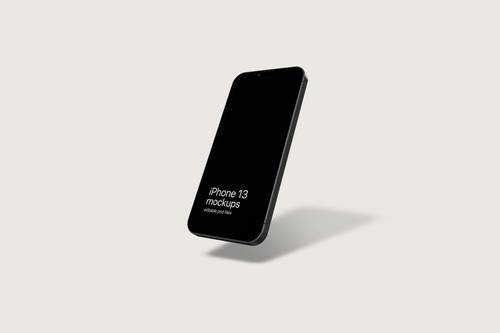 手拿iphone 13 pro PS样机模板 - PNG派