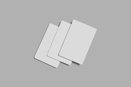 扑克牌、游戏卡牌PS样机模板 - PNG派