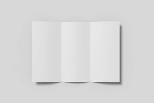 三折页PS样机模板 - PNG派