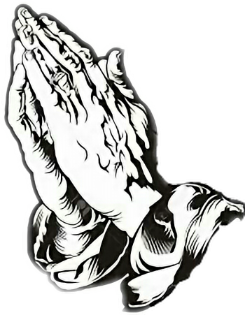 祈祷之手雕塑图片