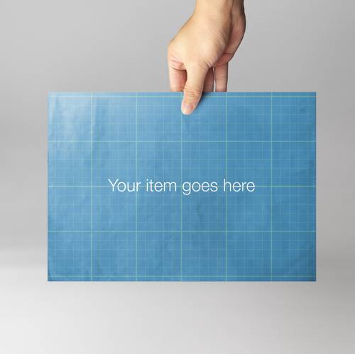 双折页三折页PS样机模板 - PNG派
