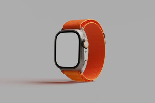 apple watch ultra苹果手表PS样机模板 - PNG派