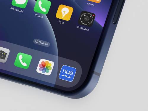 手机局部特写APP图标展示PS样机模板 - PNG派