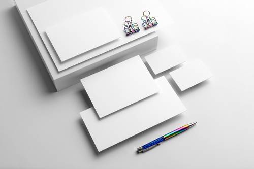 简约风格VI品牌样机PSD模板 - PNG派