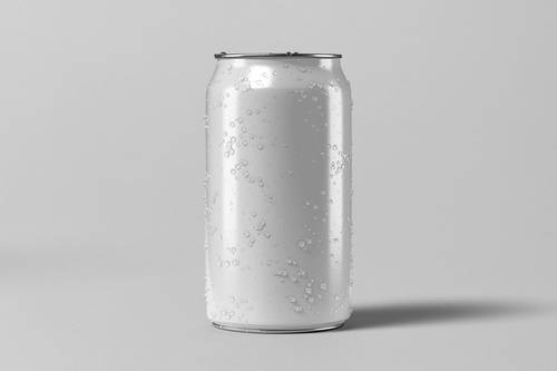 易拉罐包装PS样机模板 - PNG派