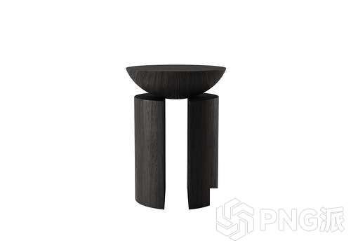简约茶几边几3D模型 - PNG派