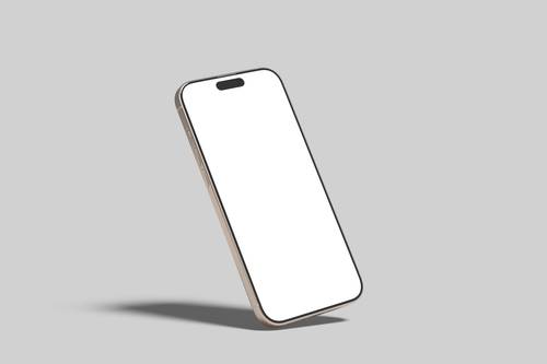 iPhone 16 Pro Max手机PS样机模板 - PNG派
