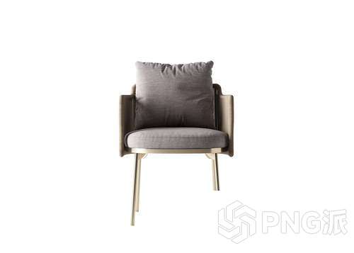 简约单椅3D模型 - PNG派