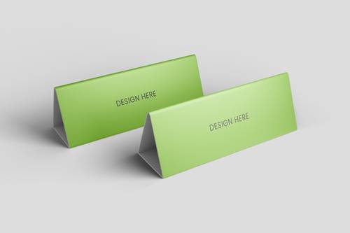 姓名桌牌PS样机模板 - PNG派