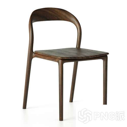 北欧单椅3D模型 - PNG派