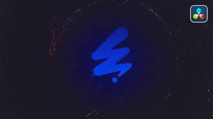 酷炫故障风格LOGO开场动画达芬奇模板 - PNG派