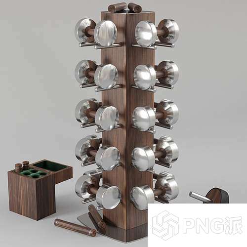 健身器材乐器3D模型 - PNG派