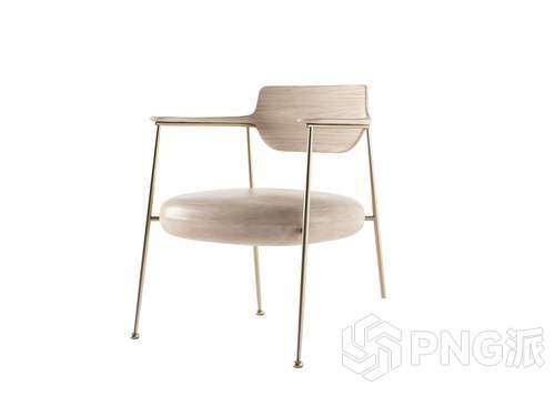 北欧单椅3D模型 - PNG派