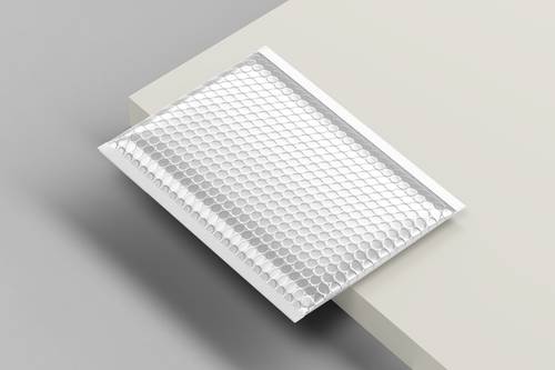 快递金属气泡包装袋PS样机模板 - PNG派