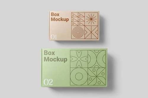 化妆品品牌VI贴图PS样机模板 - PNG派