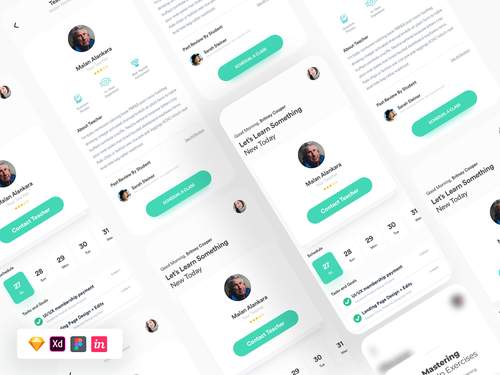 学习应用程序UI LMS - PNG派