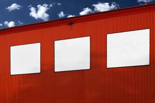 城市户外广告牌宣传物料PS样机模板 - PNG派