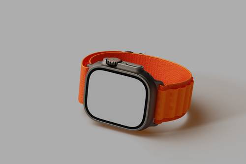 apple watch ultra苹果手表PS样机模板 - PNG派