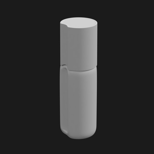 防晒瓶3D模型 - PNG派