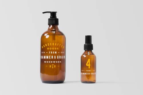 化妆品品牌VI贴图PS样机模板 - PNG派