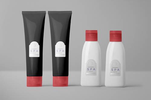 洗浴产品护肤品包装瓶合集PS样机模板 - PNG派
