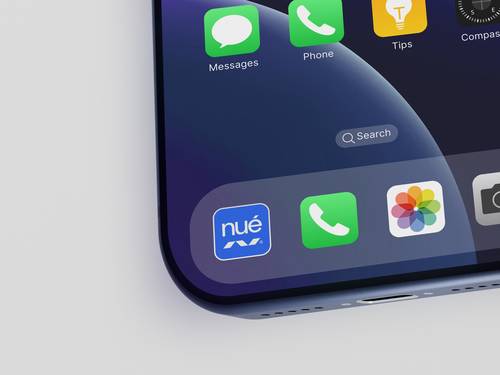 手机局部特写APP图标展示PS样机模板 - PNG派