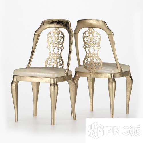 极简单椅3D模型 - PNG派