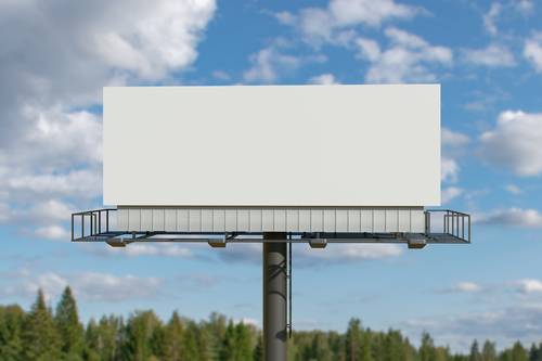 户外高炮广告牌PS样机模板 - PNG派