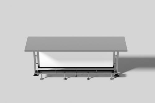 公交站牌广告PS样机模板 - PNG派