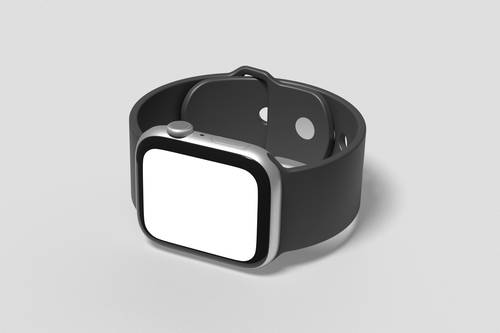 苹果智能手表PS样机模板 - PNG派