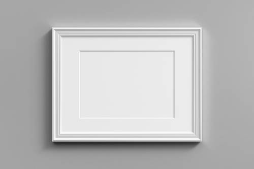 证书奖状装饰画框PS样机模板 - PNG派