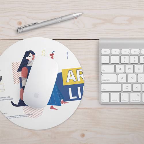 鼠标垫PS样机模板 - PNG派