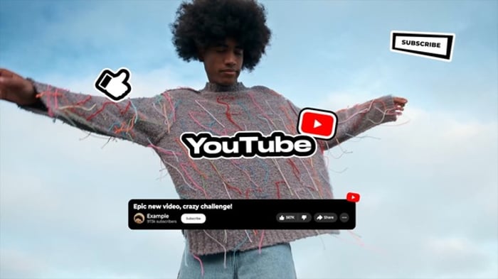YouTube UI展示动画FCP和MOTN模板 - PNG派