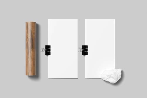 双折页PS样机模板 - PNG派